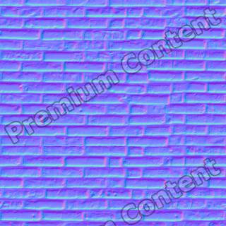 seamless wall bricks normal mapping 0014